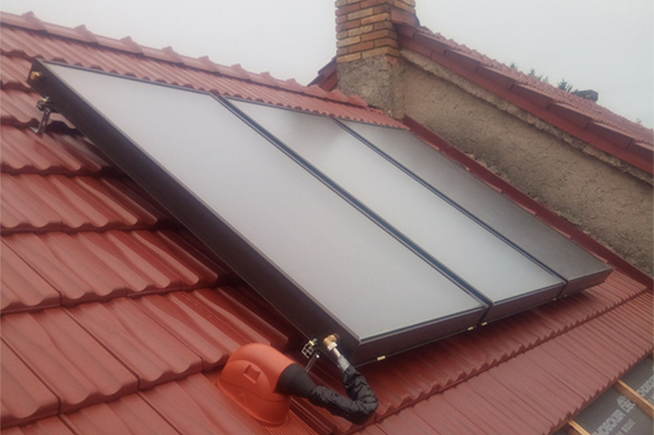instalace solárních kolektorů Miletín